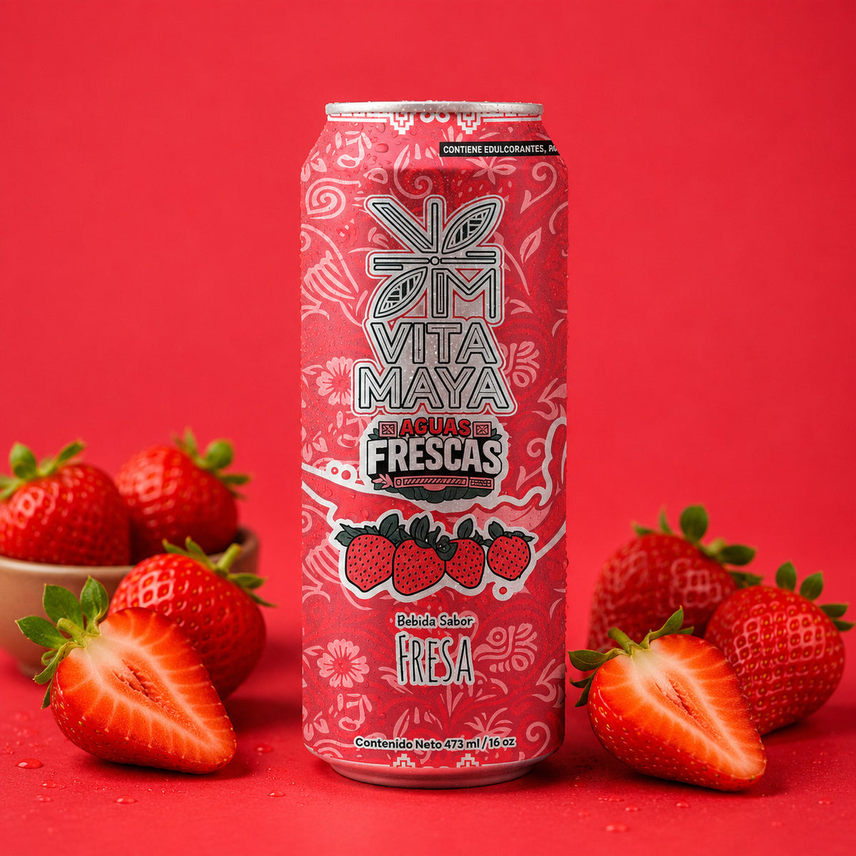 24 Pack Agua Fresca 100% natural mix de sabores